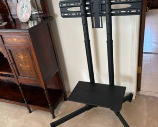rolling TV stand