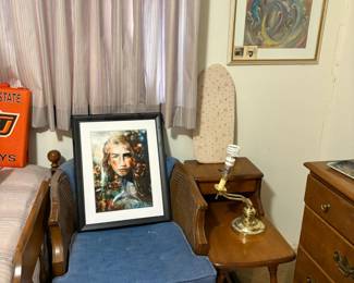 chair, Ethan Allen table