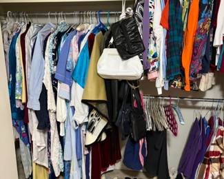 clothing, purses, shoes