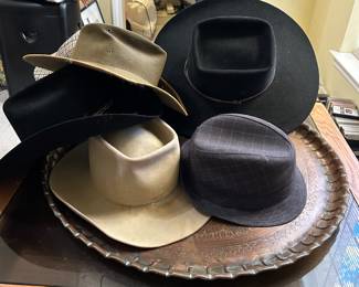 Vintage Resistol and Stetson Cowboy Hats