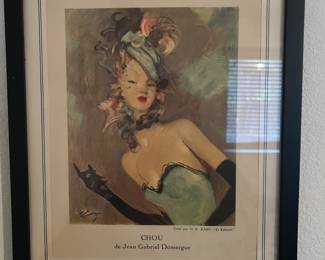 CHOU de jean Gabriel Domergue Print