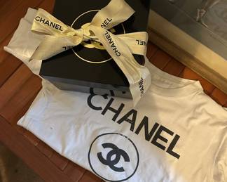 Vintage Chanel T-Shirt  (Not in great condition but still awesome.)