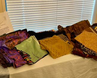 Wide Variety of Silk Scarfs