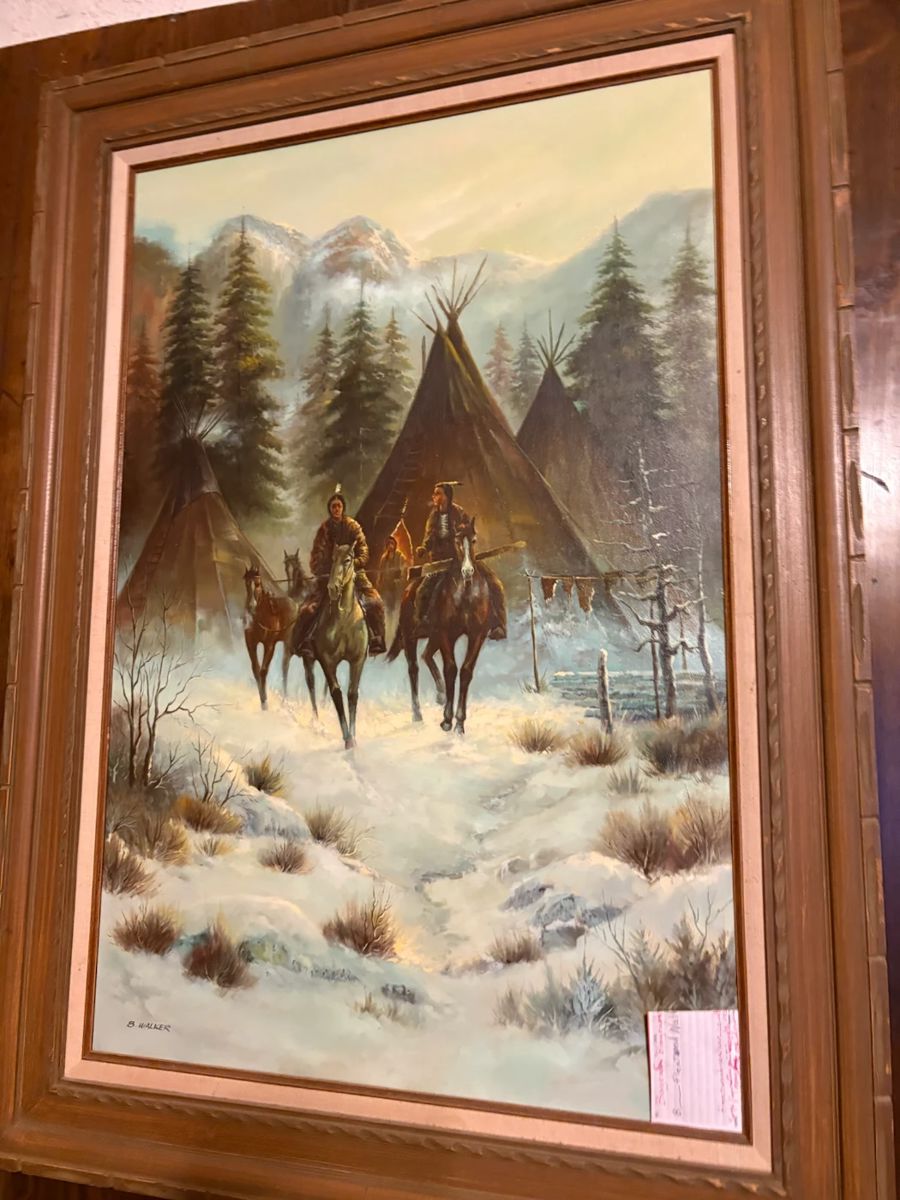 Native American picture by B. Walker