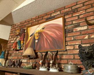 Wall art, figurines, decor