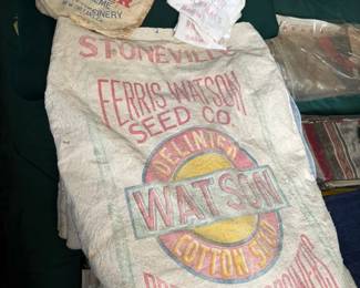 sugar, sausage and seed sacks