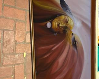 Robert Redbird painting