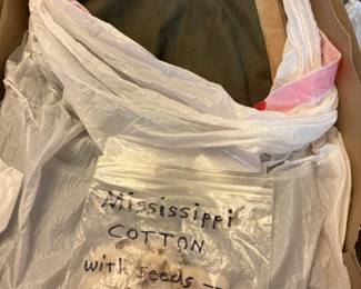 Mississippi cotton and cotton bag