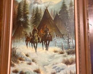 Native American picture by B. Walker