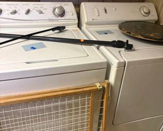 washer and gas dryer