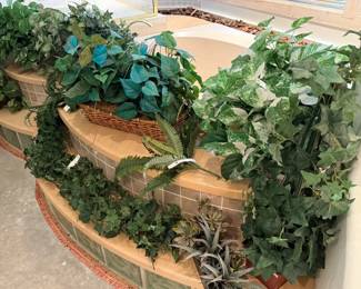 Lots of faux plants!