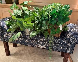 Lots of faux plants!