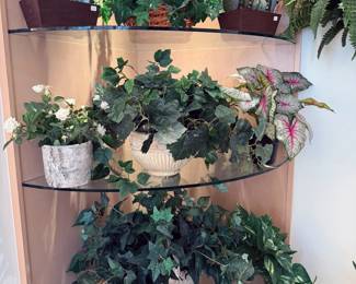 Lots of faux plants!