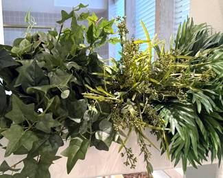 Lots of faux plants!