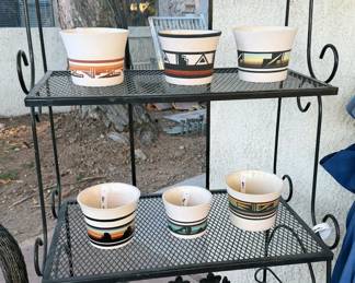 Garden rack, Cedar Mesa pots