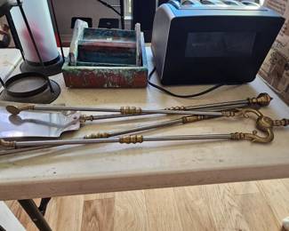 fireplace poker set
