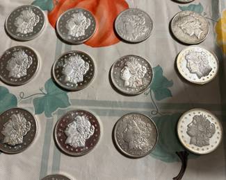 Silver dollars silver rounds 