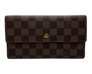 Louis Vuitton Damier Ebene Sarah Wallet 