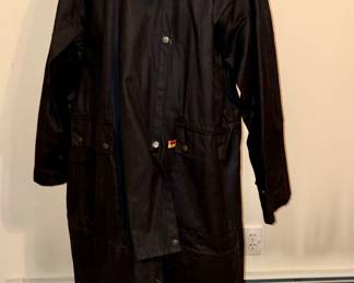 Kakadu Australian Made Biker Trench Coat                            Size XL Men's  Like New Condition 