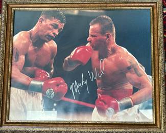 Mickey Ward autograph Vs Arturo Gatti