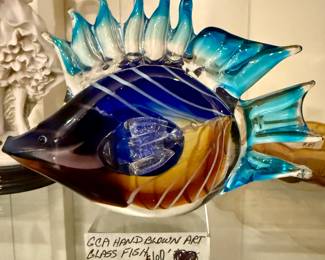 Hand-blown Art Glass Fish