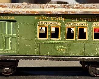 Pre-War Tin Litho Passenger Train Cars
