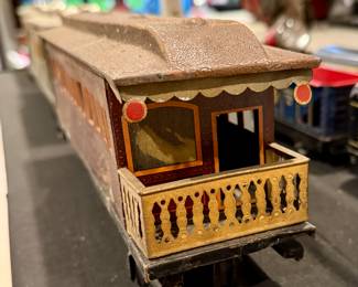 Pre-War Tin Litho Passenger Train Cars