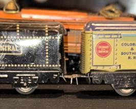 Tin Litho Pre-War Train Set with Locomotive