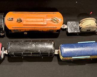 Tin Litho Pre-War Train Set with Locomotive