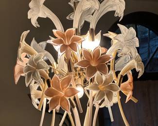 Frano Luce Large Murano Lilly Chandelier