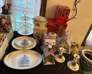 pode Christmas China, Putz Houses