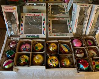 Jumbo Santa Land Ornaments