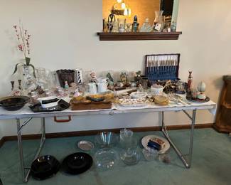 Dishes, Silver Plate Flatware