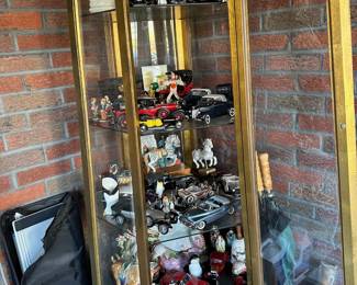 Danbury Mint Cars, Curio Cabinet