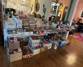 Christmas is Everywhere!!! Lots of Vintage - Santa Land, Kurt Adler, Pyramid, Old World, Santa World, Radko, Hallmark & More!