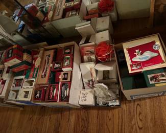 Christmas is Everywhere!!! Lots of Vintage - Santa Land, Kurt Adler, Pyramid, Old World, Santa World, Radko, Hallmark & More!