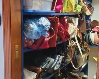 Purse closet!