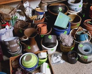 Tons and tons of pots