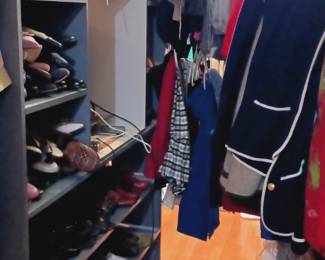 More designer clothes and shoes (mostly small, medium and 6 1/2 shoe)