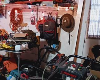 Shop vacs etc.. in the garage