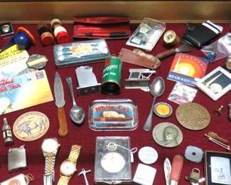 Cigarette Lighters,  1930's-40's New York World's Fair Memorabilia