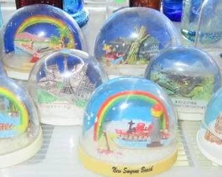 Collection of Souvenir Snow Globes