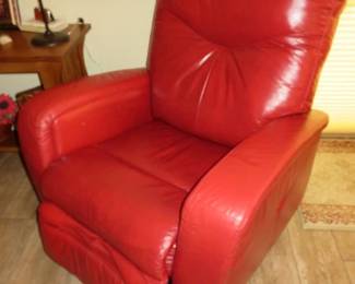 Red Leather Recliner