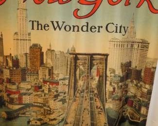 New York The Wonder City Shower Curtain