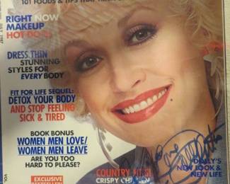 Dolly Parton Autographed July 1982 Redbook Magazine