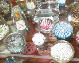 Glass Paperweight Collection