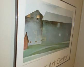 Georgia O'Keefe "Lake George Barn's" Poster for the Walker Art Center