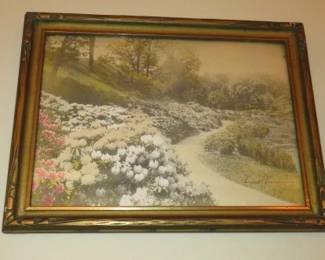 1915 Signed David Davidson Hand-Colored Photograph