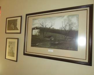 Signed Evening at Kuerners, Spring Sun, Early October & Burning Off by Andrew Wyeth