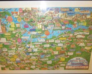 New Smyrna Beach Edgewater Florida Poster